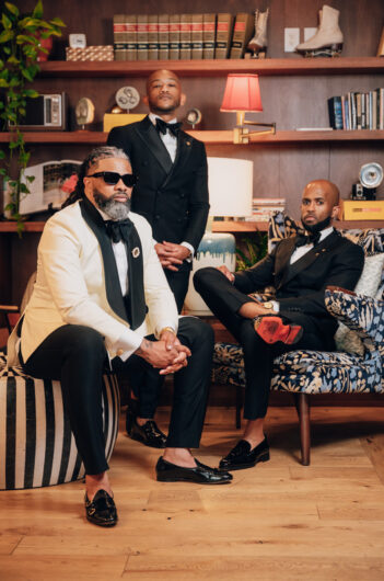 London Curry and Shagari Jackson Marry in Louisiana Portrait London Curry and Shagari Jackson Marry in Louisiana Groomsmen
