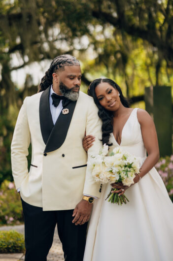 London Curry and Shagari Jackson Marry in Louisiana Portrait