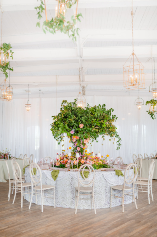 Styled By Southern Bride Charleston Cedar Room round table