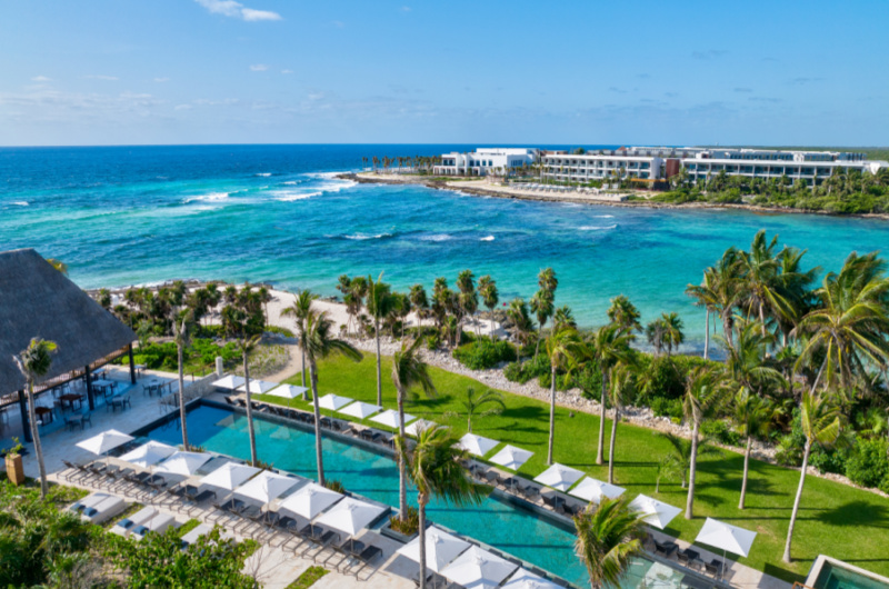 Luxury Expected Exceptional Delivered Conrad Tulum Tulum Mexico areal view