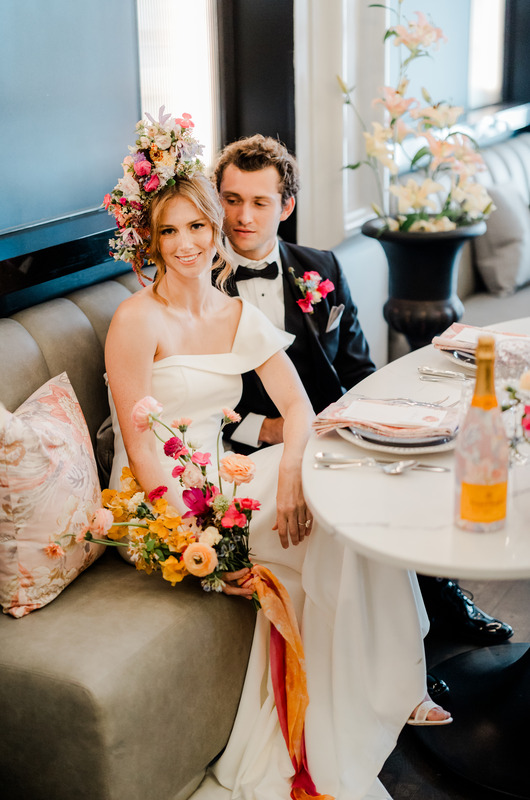 The Styled Challenge Charleston Mills House Reception Booths ()