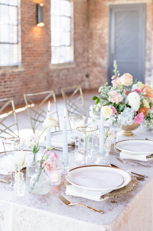 Urban Blooms Atlanta Georgia tablescape