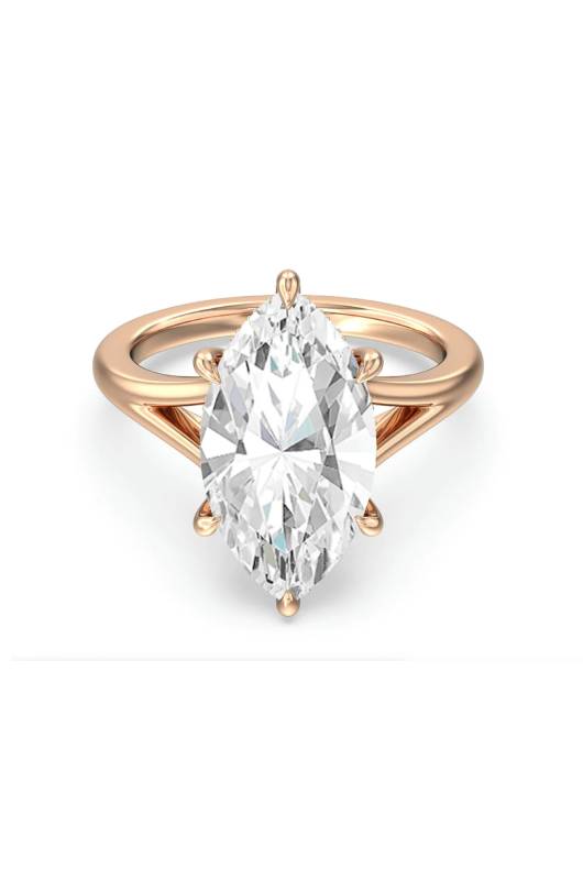 With Clarity the Elegance of Southern SImplicity Marquise Split Ring