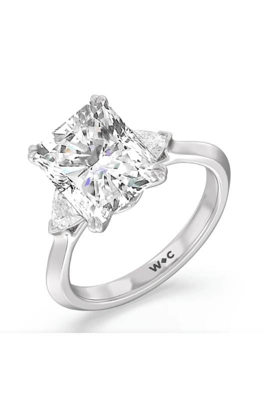 With Clarity the Elegance of Southern Simplicity Three Stone Ring ()