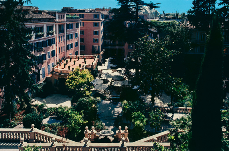 A Secret Garden Lures Even the Locals Hotel De Russie Rome Italy overview