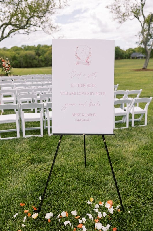 Abigail Magdziarz And Jason Best ceremony instructions