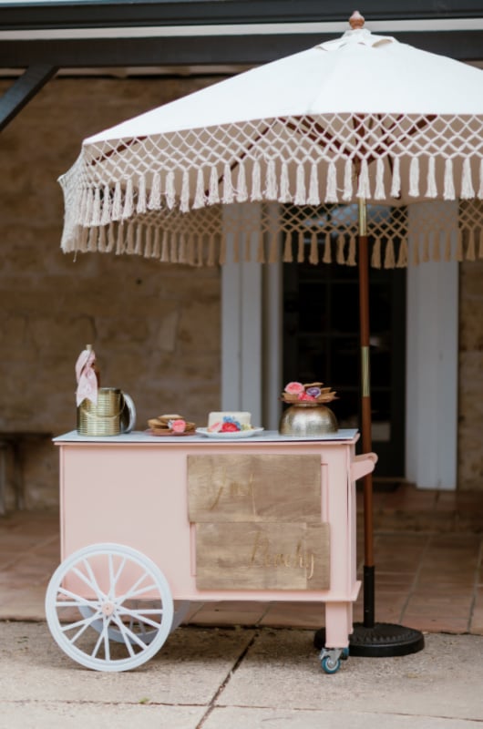 Hoffman Haus Southern Socialite Award The Styled Challenge Fredericksburg TX bar cart