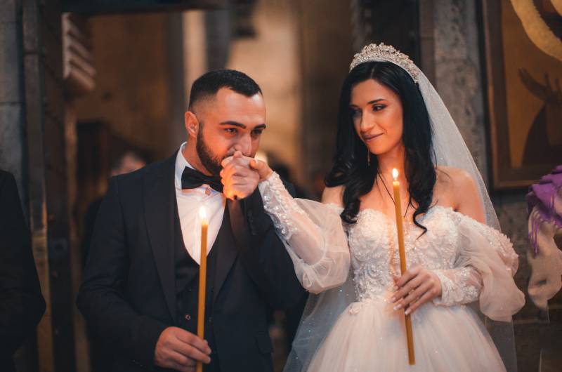 Jewish Weddings and Hanukkah Customs Couple