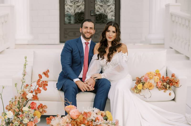 Styled Shoot Peaches Dreams Tarpon Springs Florida Couple