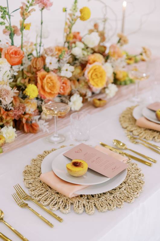 Styled Shoot Peaches & Dreams Tarpon Springs Florida Plates