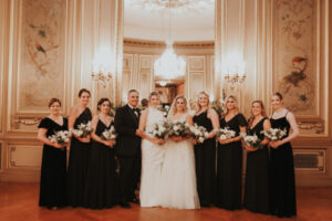 Sutton Roach And Jill Tyson Marry In Washington DC bridal party