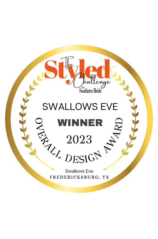 Swallows Eve The Design Award The Styled Challenge Fredericksburg TX swallows eve badge