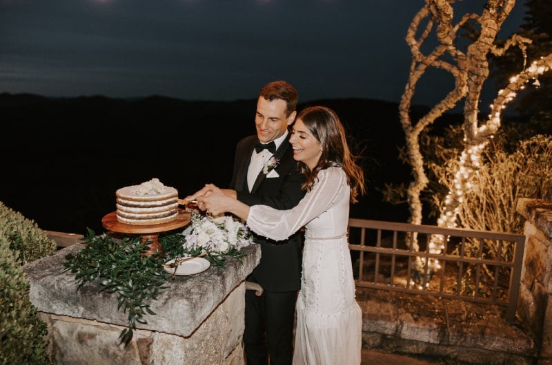 Kaitlyn Shaker And Jason Bete cake cutting