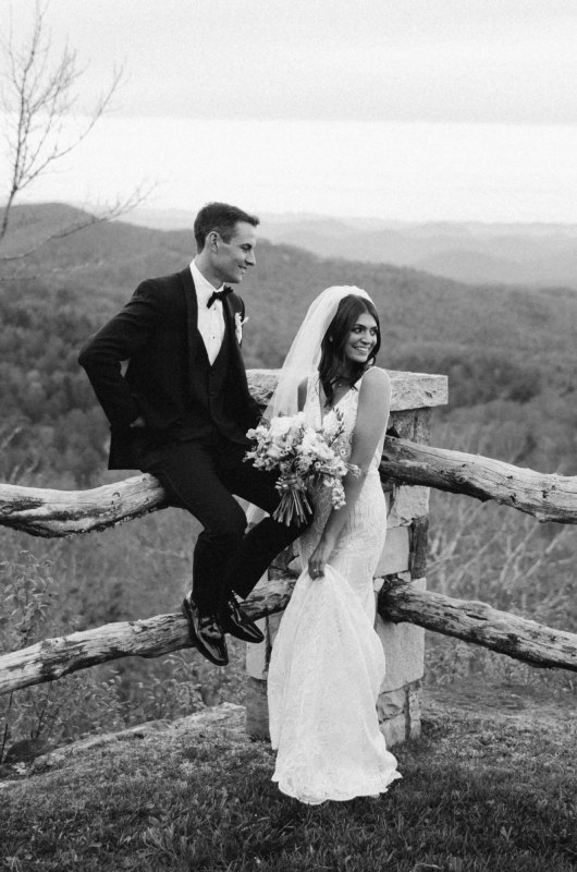 Kaitlyn Shaker And Jason Bette mountain top wedding