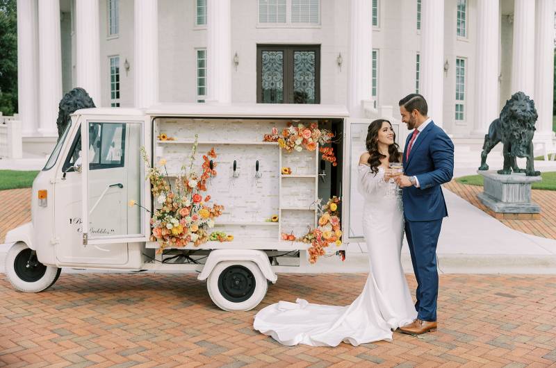 Styled Shoot Peaches Dreams Tarpon Springs Florida Cart