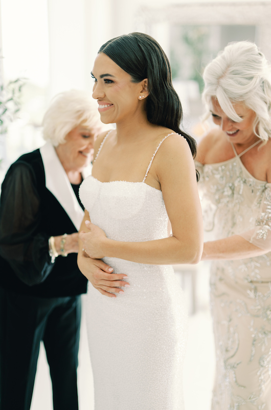 Taylor and Chris Wed Along Florida Gulf Coast at The Ritz Carlton Sarasota Bride Getting Ready