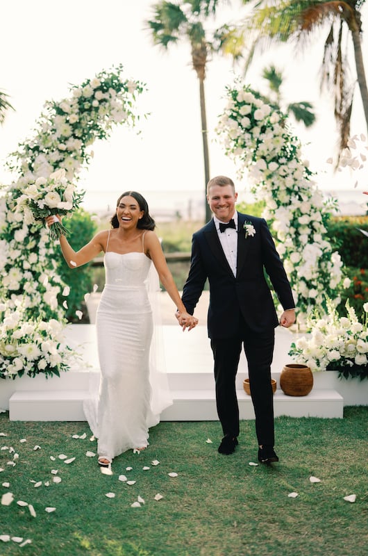 Taylor and Chris Wed Along Florida Gulf Coast at The Ritz Carlton Sarasota Bride and Groom Say I Do