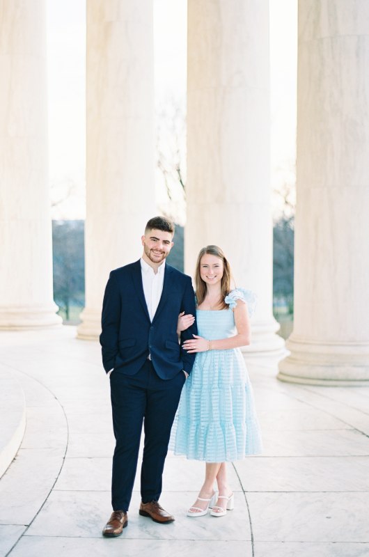 Chloe And Wilson Engagement in Auburn Alabama portrait