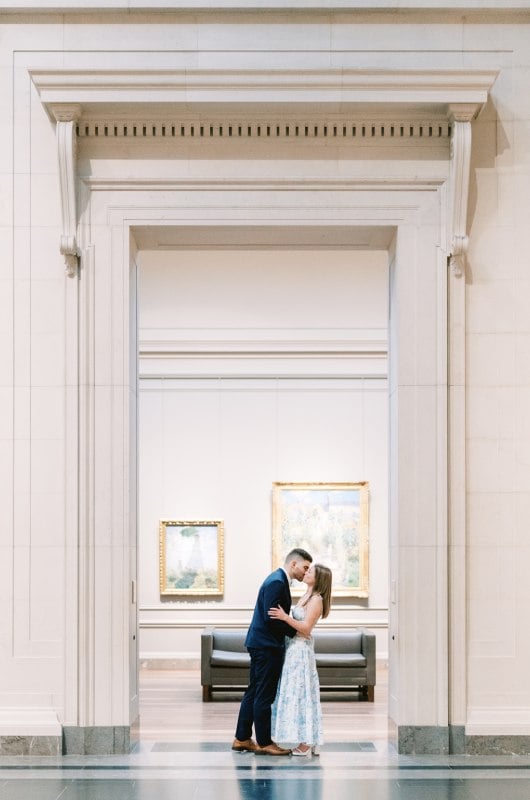 Chloe and Wilson Engagement In Auburn Alabama museum