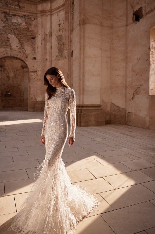 Grammys Red Carpet Bridal Inspiration milla nova diletta dress