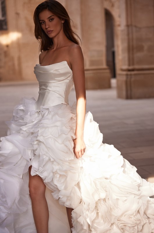 Grammys Red Carpet Bridal Inspiration milla nova fonda gown