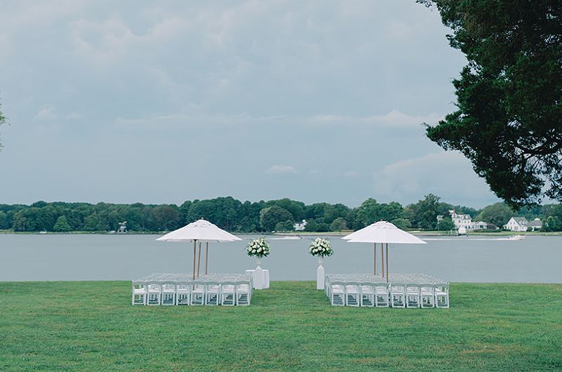 Marissa Newberger And Cole Nowlin wedding ceremony seating