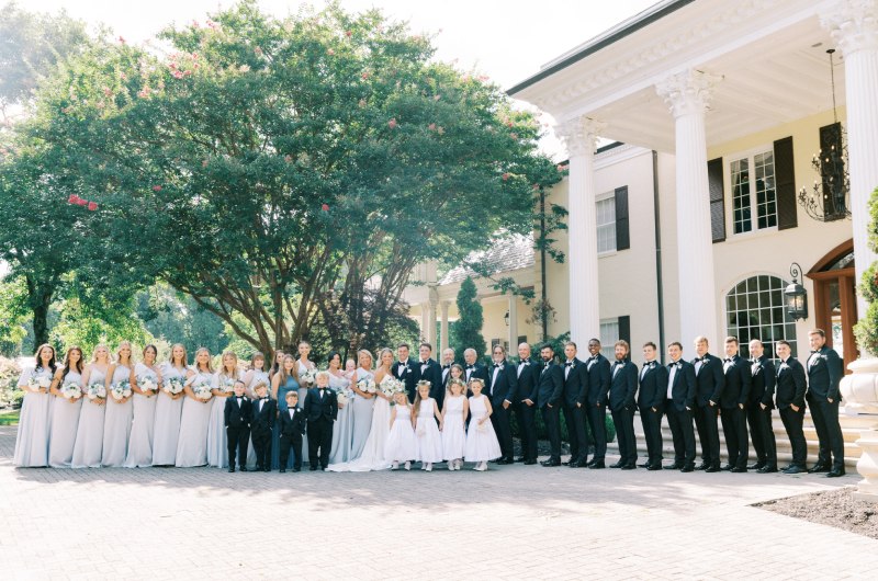 McKenna Holden And Tres Santucci bridal party