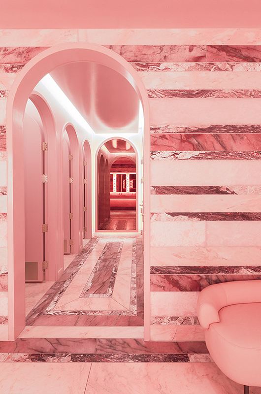 Meet Me At The Hermitage The Hermitage Museum Nashville Tennessee pink bathroom