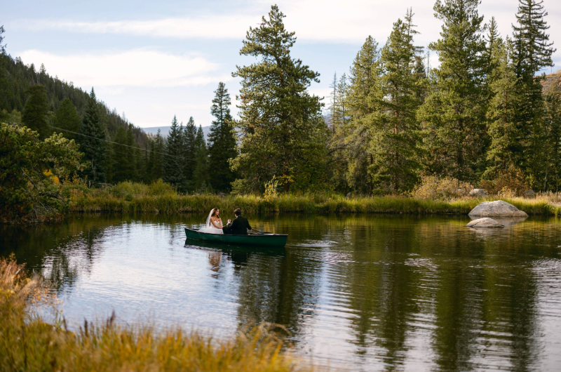 caelynn and dean real wedding horizontal boat