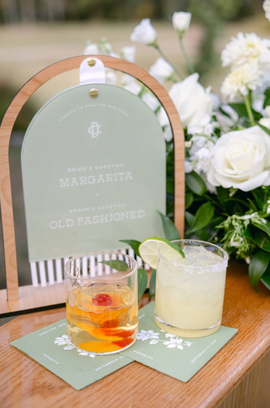 caelynn and dean real wedding margaritas