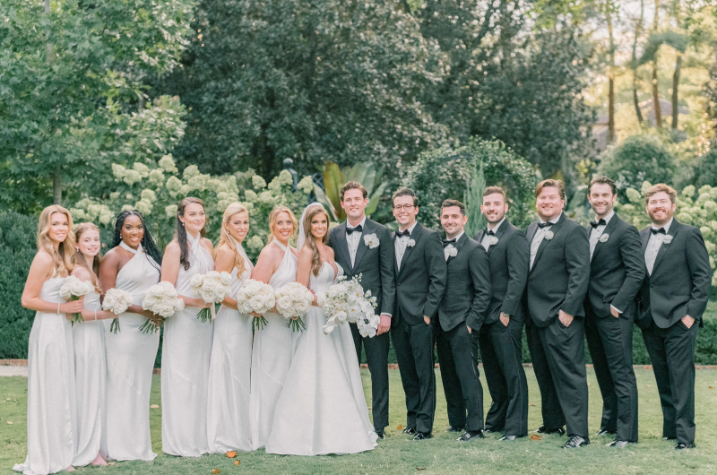summer priester and alex hoffman real wedding bridal party