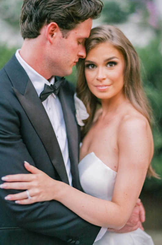 summer priester and alex hoffman real wedding bride and groom embrace