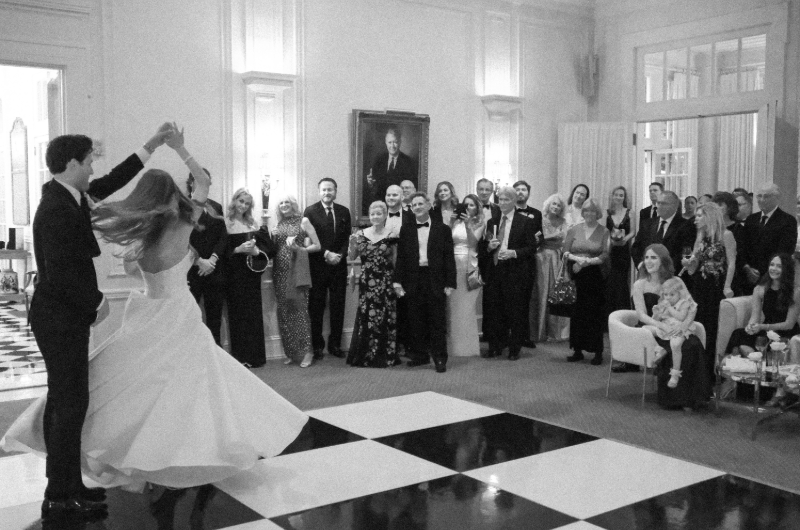 summer priester and alex hoffman real wedding first dance