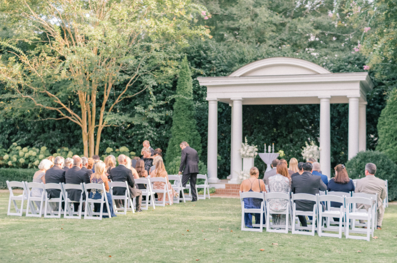 summer priester and alex hoffman real wedding guests altar