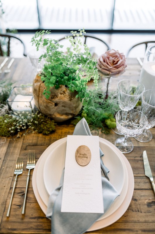 Country Music Hall of Fame Styled Challenge Southern Bride name table setting