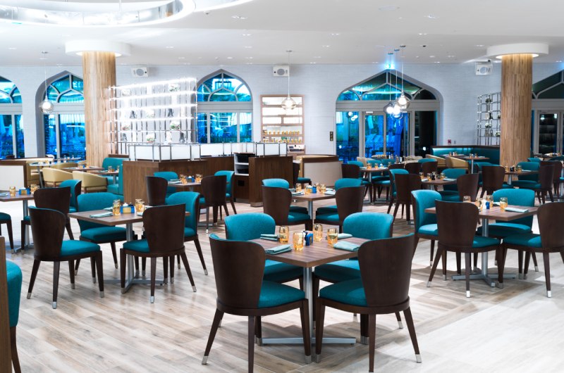 Dubai Bachelorette Destination saffron restaurant atlantis