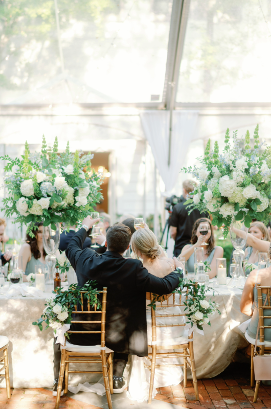 giselle palladino and jamie huzu real wedding bride and groom toast