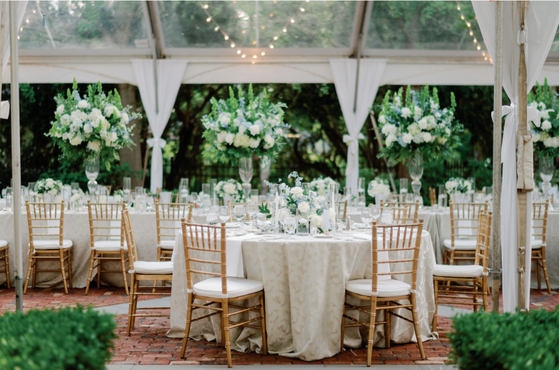 giselle palladino and jamie huzu real wedding tables