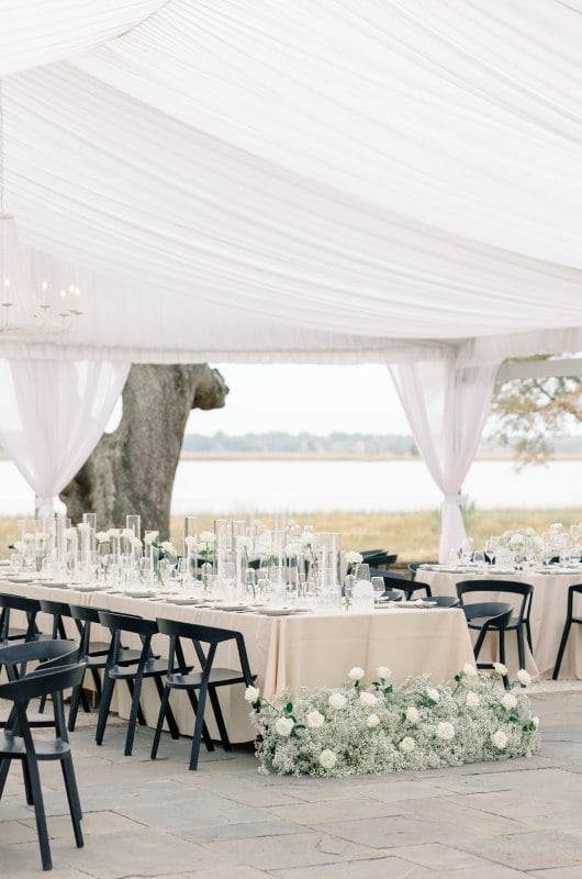 Arrington Taylor And Christian Baker wedding table