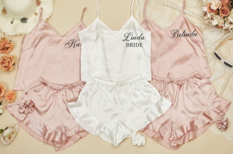 Bridesmaid Gifts What To Give The Girls By Your Side jj house sleepwear