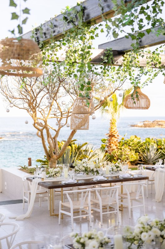 How To Plan A Wedding In Month With Emily Coyne handing lanterns