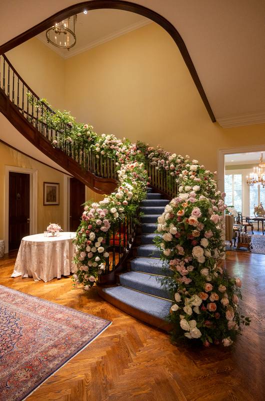 Kristin Chenoweth & Josh Bryant Staircase