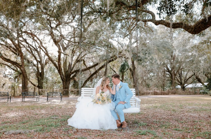 Southern Serenity Brooksville Florida on the swing bench