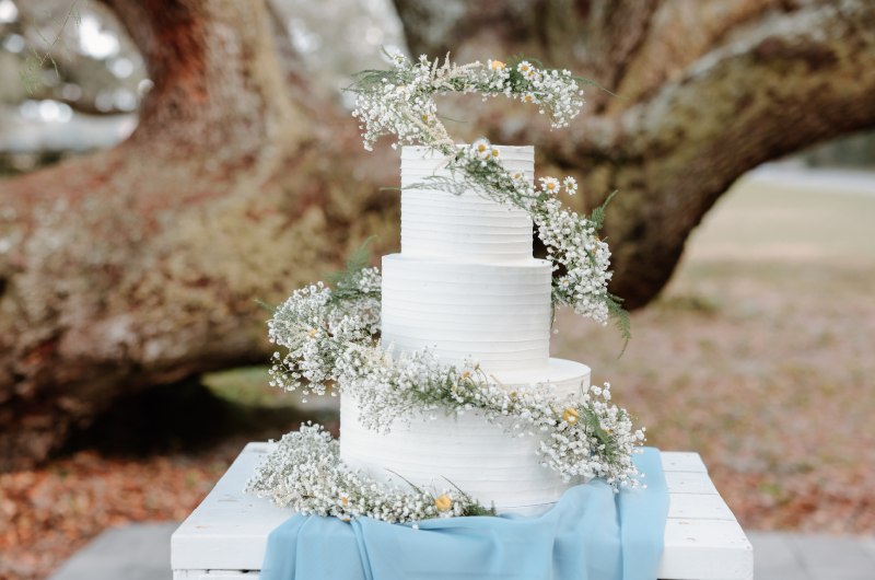Southern Serenity Brooksville Florida wedding cake
