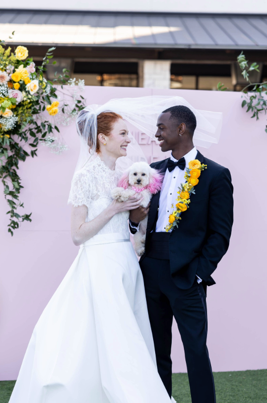 austin styled shoot country hill couple and dog