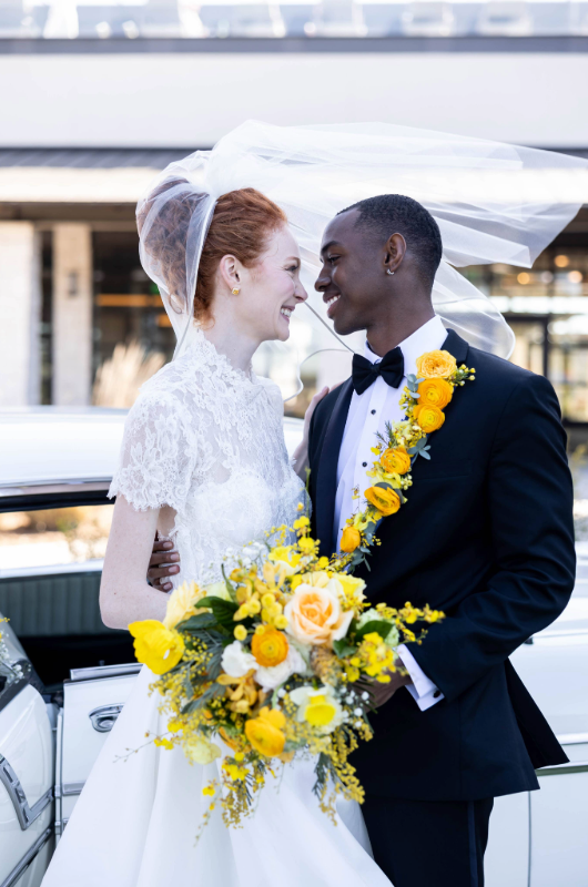 austin styled shoot country hill couple and veil