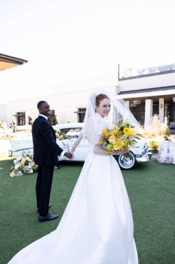 austin styled shoot winner couple looking back austin styled shoot winner couple looking back