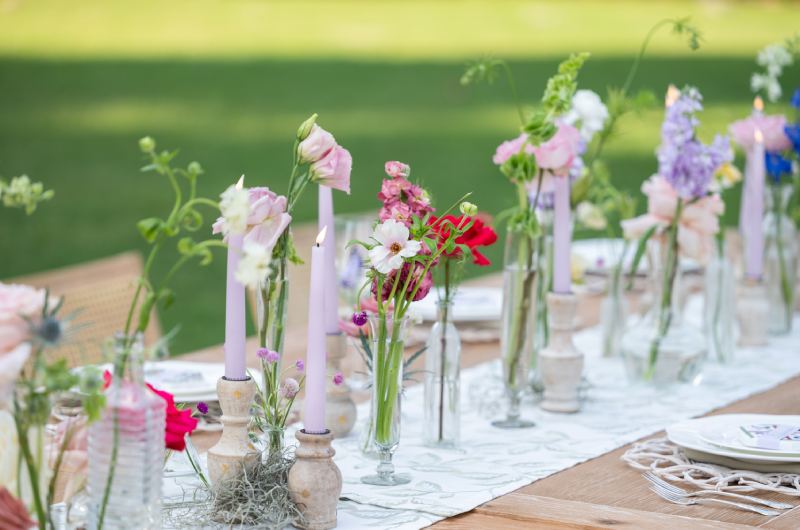 An Italian Garden Affair Airlie Gardens Wilmington North Carolina table