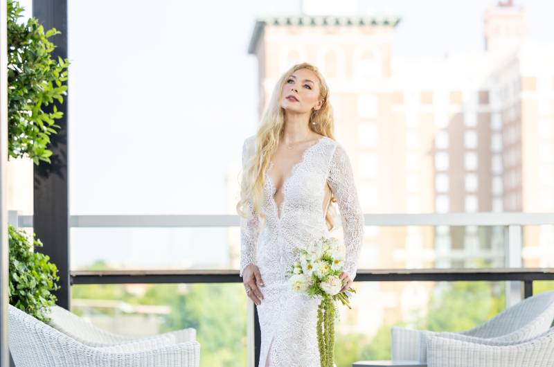Rooftop Sophistication at the Avenue Greenville South Carolina Balcony