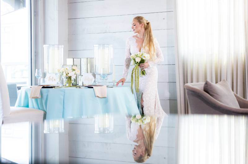 Rooftop Sophistication at the Avenue Greenville South Carolina Table and Model